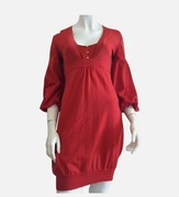 Karen Millen sukienka wełna z jedwabiem kolor pomarańczowy rozm S/36/8