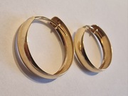 Kolczyki 585 koła kółeczka kółka 1.75 grama 585