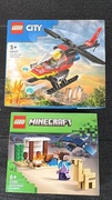 Lego zestaw CITY + Minecraft   prezent Lego 60411+21251  , NOWE