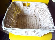 Byholma Ikea kosz biały 40x40x18 cm