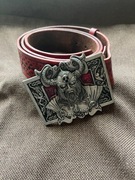 Skórzany pas Wiking, plecionka celtycka