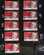 KARTA CZIPOWA / ZESTAW  DO WYBORU  /  matowe  /POLECAM