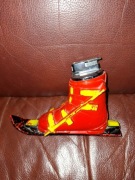 Zapalniczka but narciarski,metal,vintage retro 