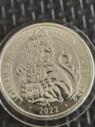 Lion of England dwie uncje czystego srebra