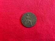 1/2 pensa, half penny, pół pensa 1908 rok Wielka Brytania Edward VII