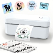 Etykieciarka, drukarka termiczna, kurierska Marklife X4, kolor biały - NOWA