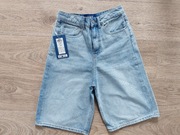 Damskie krótkie spodenki dżinsowe Jack & Jones jeans niebieskie lato XS
