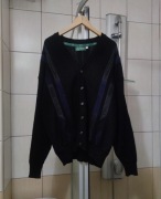 Sweter klasyczny XL męski sweterek old money Belika granatowy czarny rozp