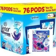 Kapsułki do prania  Lenor uniwersal ALL in1, 5 w1, 76 szt.+zawieszka WC