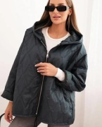 Kurtka pikowana z naszywką Luxury