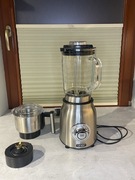 Blender kielichowy szklany 4w1 Yoer +MŁYNEK +2 Bidony 2,4L 1800W +stal INOX