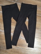 2 pary legginsów roz. 134/140 