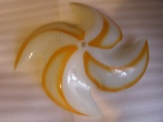 Klosz szklany do czeskiej lampy kuchennej