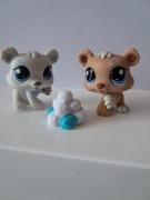 Littlest Pet Shop LPS komplet dwóch misi z kulkami