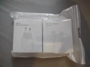 Szybka Ładowarka USB-C 20W PD3.0 + Kabel do iPhone Lightning 2m