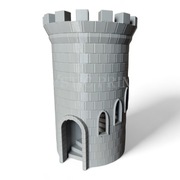 Wieża na kości w formie wieży, dice tower 