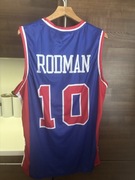 Koszulka rodman 10 new pistons l/Xl NBA