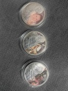 Zestaw monet  medali sagi Star Wars kolekcjonerskie