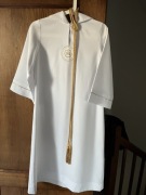 Alba komunijna dl. 102cm z zapasem cingulum