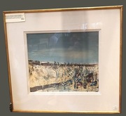 Olej na desce podpisany V. Stennieren? St. Moritz 65 Szwajcaria