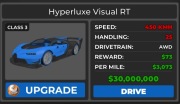 Hyperluxe Visual RT Car Dealership Tycoon Roblox. Produkt wirtualny.