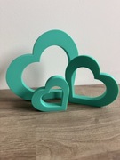 Dekoracja 3D Serca Ozdoba Walentynkowa Do Domu Prezent 