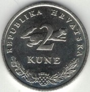 Chorwacja 2 kuny kune 2019 - 24,5 mm - nr 1