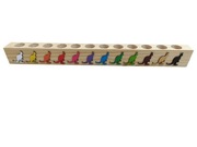 Sorter organizer stojak na kredki. Montessori. Kangury