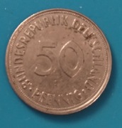 LICYTACJA BEZ CENY MINIMALNEJ MONETA 50 pfennig J 1950 Niemcy