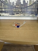 Szklana figurka delfina w stylu Murano – szkło artystyczne