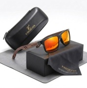 Polarized Wood Sunglasses / Okulary Polaryzacyjne Drewno Ochrona UV Męskie