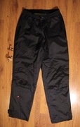 Spodnie McKinley r. 38 dresowe śliskie długie czarne nogawki na rzepy