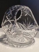 Kryształ z PRL koszyk