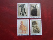 Wielka Brytania 1990 MNH Mi. 1245/48 Fauna Zwierzęta