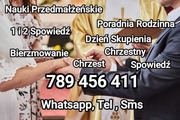 Zaświadczenia dla Chrzestnych Bierzmowanie Nauki Przedmałżeńskie 