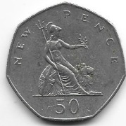 W.Brytania 50 pence 1979