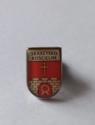 Herb gmina Skarżysko Kościelne 2 przypinka pin odznaka wpinka