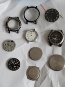 TIMEX: Zestaw części i modułów zegarków kwarcowy (Expedition, Indiglo)