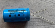 470uF 25V   Kondensator elektrolit ELWA zabytek PRL