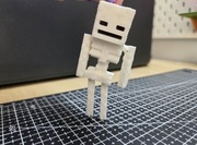 Brelok Minecraft – Szkielet 3D do Kluczy