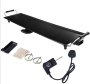 Duży Kontaktowy Grill Elektryczny Costway 90 cm czarny 1800 W