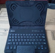 Klawiatura bluetooth ze skórzanym etui na tablet do 7 cali - nowa
