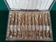  Nożyki Srebrne do Owoców 12 szt