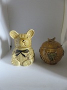 KULTOWY pojemnik na miód MIŚ + UL PRL 