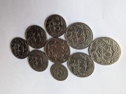 Zestaw 9 szt Pięknych monet Historia Polski Super stan Tak jak na foto