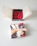 Wosk sojowy zapachowy - czerwone serca. Prezent. Podzękowanie.