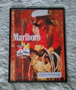 Plakat w ramce 30x40 Marlboro Vintage – Ikona Amerykańskiego Stylu 