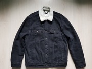 Kurtka jeansowa sherpa Bershka