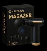 Masażer do ciała 6 trybów pracy + wymiennie końcówki 