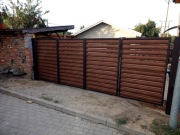 Brama harmonijkowa łamana automatyczna